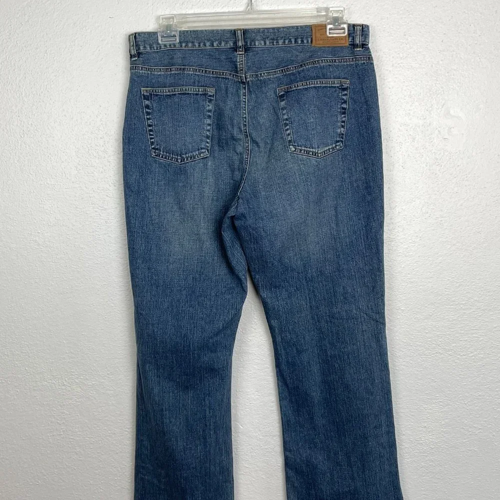 Ralph Lauren Jeans Co Women's Medium Wash Embroidered Boot Cut Jean - Picture 4 of 5